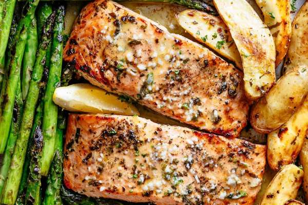Sheet Pan Salmon Food for Thought