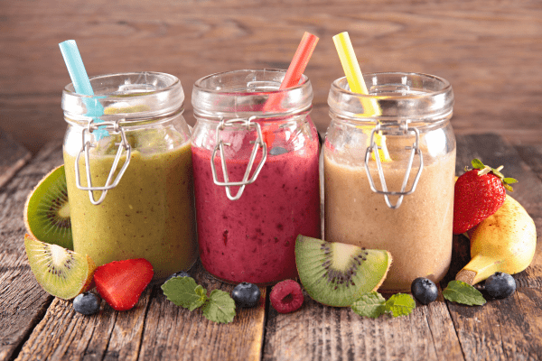 Breakfast Smoothie Arrangement