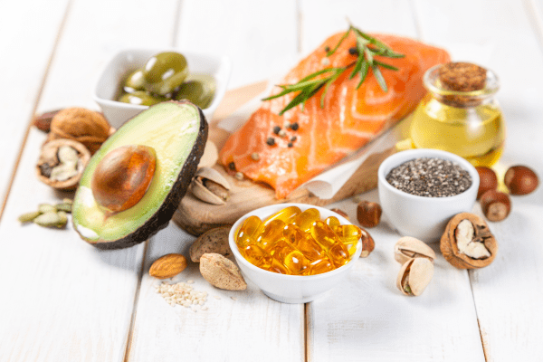 Foods containing healthy fats